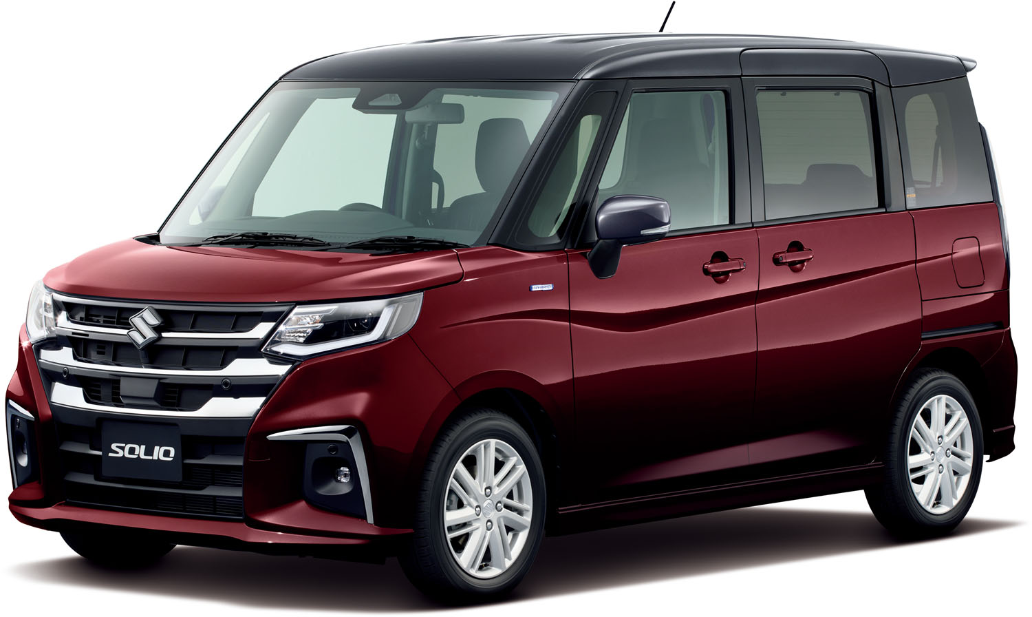 メロウディープレッドパール ガンメタリック2トーンルーフ（HYBRID MZのみ）