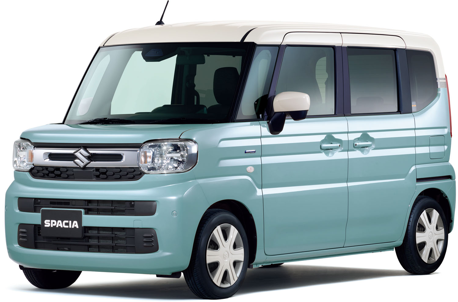 オフブルーメタリック ソフトベージュ2トーンルーフ（HYBRID Xのみ）