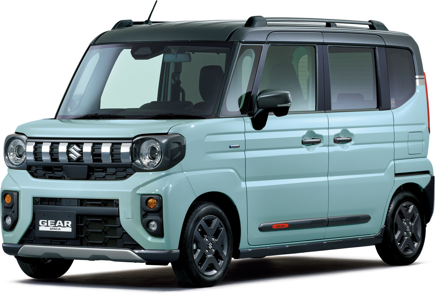 オフブルーメタリック ガンメタリック2トーンルーフ